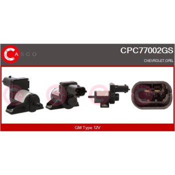 Transductor de presión, control de gases de escape - CASCO CPC77002GS