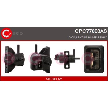 Transductor de presión, control de gases de escape - CASCO CPC77003AS