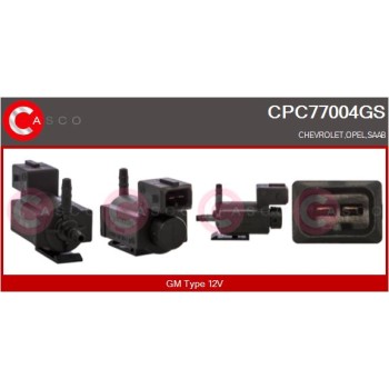 Transductor de presión, control de gases de escape - CASCO CPC77004GS