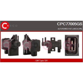 Transductor de presión, control de gases de escape - CASCO CPC77005GS