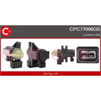 Transductor de presión, control de gases de escape - CASCO CPC77006GS