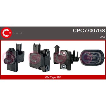 Transductor de presión, control de gases de escape - CASCO CPC77007GS