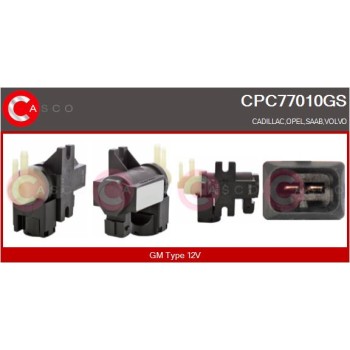 Transductor de presión, control de gases de escape - CASCO CPC77010GS