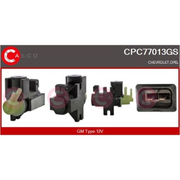Transductor de presión, control de gases de escape - CASCO CPC77013GS