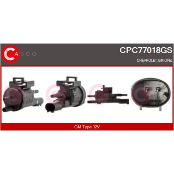 Transductor de presión, control de gases de escape - CASCO CPC77018GS