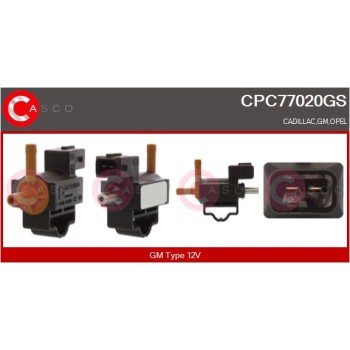 Transductor de presión, control de gases de escape - CASCO CPC77020GS