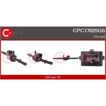 Transductor de presión, control de gases de escape - CASCO CPC77025GS