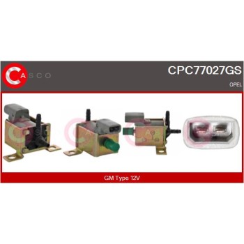 Transductor de presión, control de gases de escape - CASCO CPC77027GS