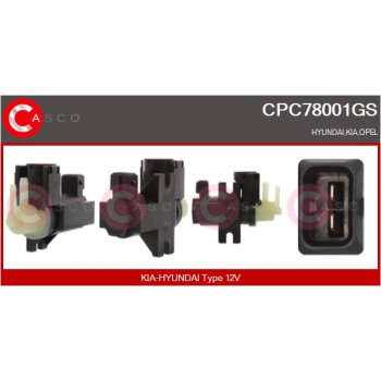 Transductor de presión, control de gases de escape - CASCO CPC78001GS