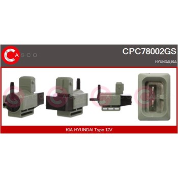 Transductor de presión, control de gases de escape - CASCO CPC78002GS
