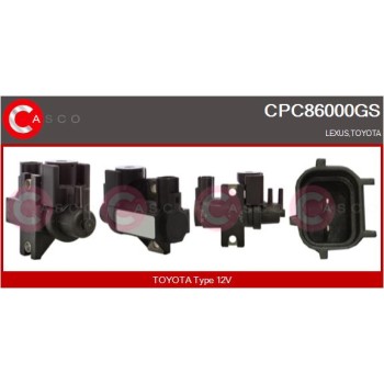 Transductor de presión, control de gases de escape - CASCO CPC86000GS