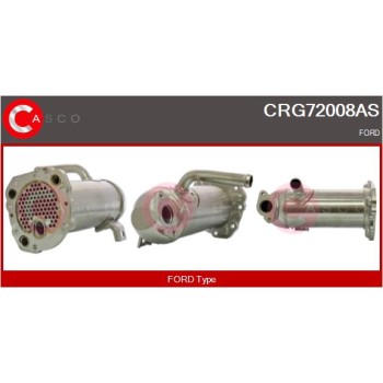 Elemento enfriador, reciclaje gases escape - CASCO CRG72008AS