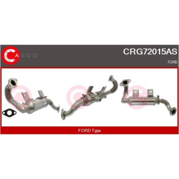 Elemento enfriador, reciclaje gases escape - CASCO CRG72015AS