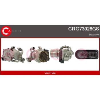 Elemento enfriador, reciclaje gases escape - CASCO CRG73028GS