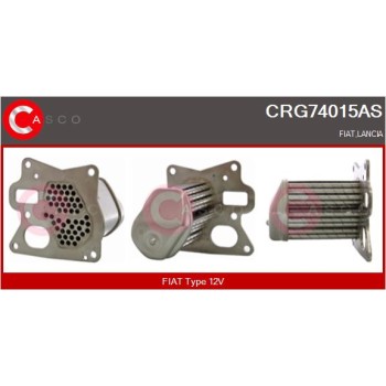 Elemento enfriador, reciclaje gases escape - CASCO CRG74015AS