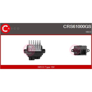 Resitencia, ventilador habitáculo - CASCO CRS61000GS