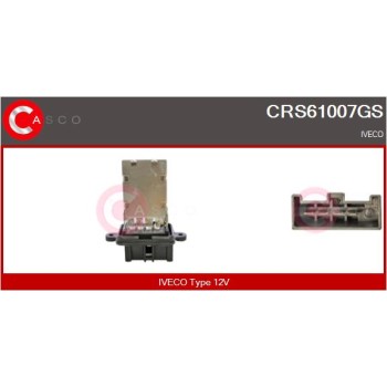 Resitencia, ventilador habitáculo - CASCO CRS61007GS