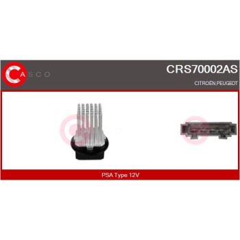 Resitencia, ventilador habitáculo - CASCO CRS70002AS