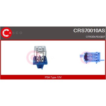 Resitencia, ventilador habitáculo - CASCO CRS70010AS