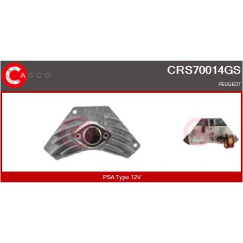 Resitencia, ventilador habitáculo - CASCO CRS70014GS