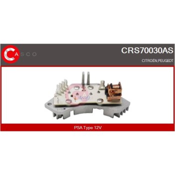 Resitencia, ventilador habitáculo - CASCO CRS70030AS