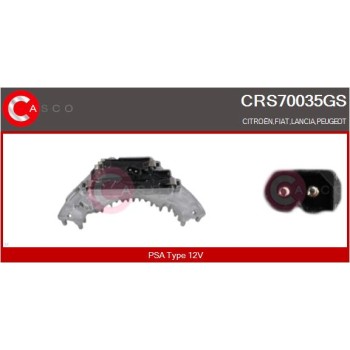 Resitencia, ventilador habitáculo - CASCO CRS70035GS