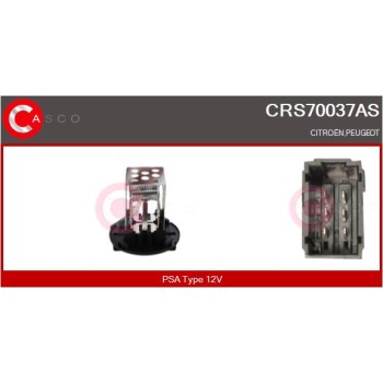Resitencia, ventilador habitáculo - CASCO CRS70037AS