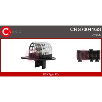 Resitencia, ventilador habitáculo - CASCO CRS70041GS