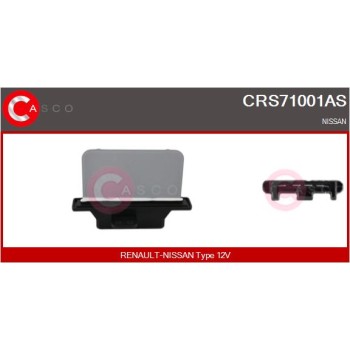 Resitencia, ventilador habitáculo - CASCO CRS71001AS