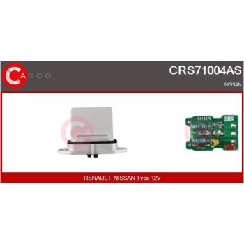Resitencia, ventilador habitáculo - CASCO CRS71004AS