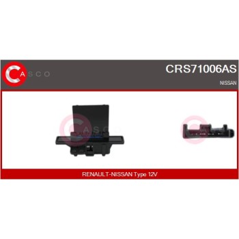 Resitencia, ventilador habitáculo - CASCO CRS71006AS