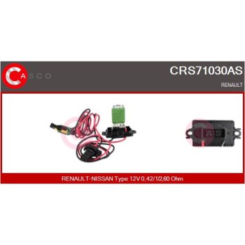 Resitencia, ventilador habitáculo - CASCO CRS71030AS