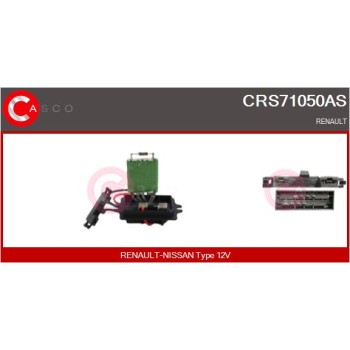 Resitencia, ventilador habitáculo - CASCO CRS71050AS