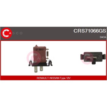 Resitencia, ventilador habitáculo - CASCO CRS71066GS
