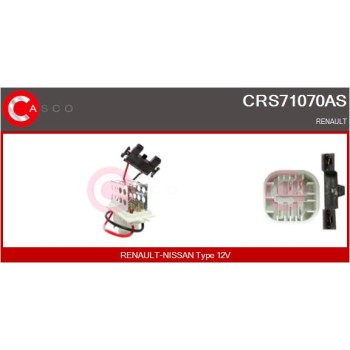 Resitencia, ventilador habitáculo - CASCO CRS71070AS