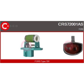 Resistencia en serie, electromotor de ventilador - CASCO CRS72001AS