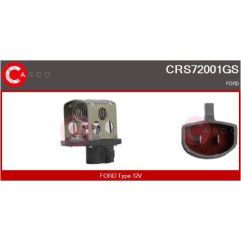 Resistencia en serie, electromotor de ventilador - CASCO CRS72001GS
