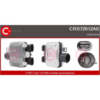 Resistencia en serie, electromotor de ventilador - CASCO CRS72012AS