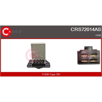 Resitencia, ventilador habitáculo - CASCO CRS72014AS
