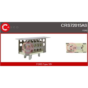 Resitencia, ventilador habitáculo - CASCO CRS72015AS
