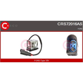 Resistencia en serie, electromotor de ventilador - CASCO CRS72016AS