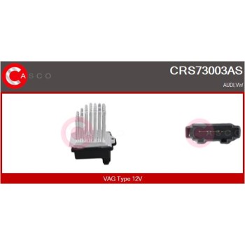 Resitencia, ventilador habitáculo - CASCO CRS73003AS