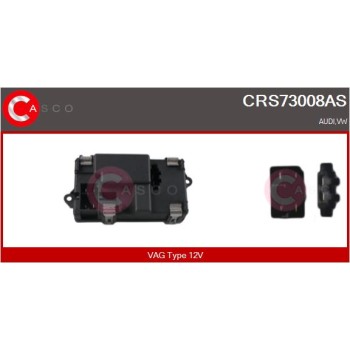 Resitencia, ventilador habitáculo - CASCO CRS73008AS