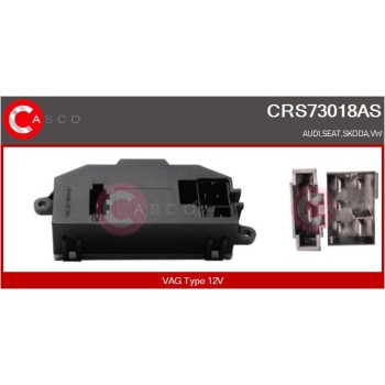 Resitencia, ventilador habitáculo - CASCO CRS73018AS