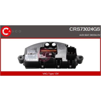 Resitencia, ventilador habitáculo - CASCO CRS73024GS