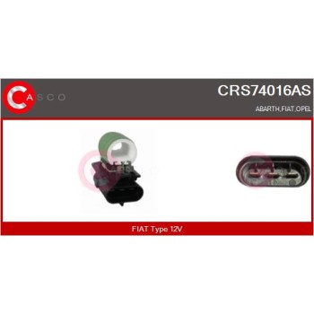 Resistencia en serie, electromotor de ventilador - CASCO CRS74016AS