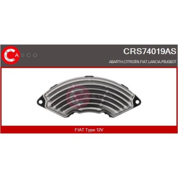Resitencia, ventilador habitáculo - CASCO CRS74019AS