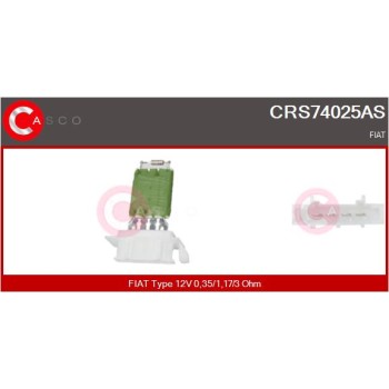 Resitencia, ventilador habitáculo - CASCO CRS74025AS
