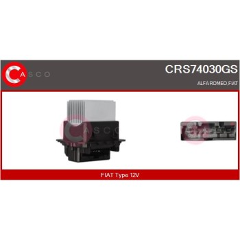 Resitencia, ventilador habitáculo - CASCO CRS74030GS