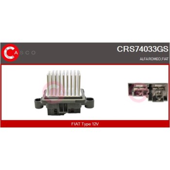 Resitencia, ventilador habitáculo - CASCO CRS74033GS